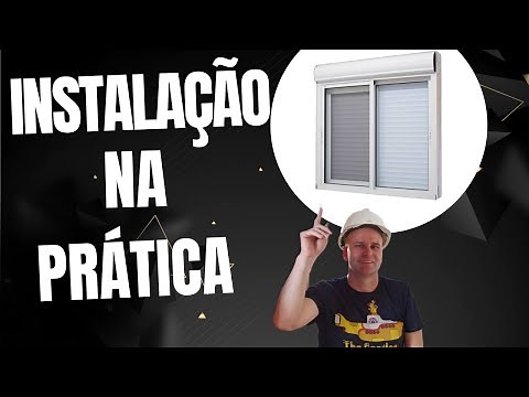 Instalação de janela de alumínio com parafusos passo a passo tutorial