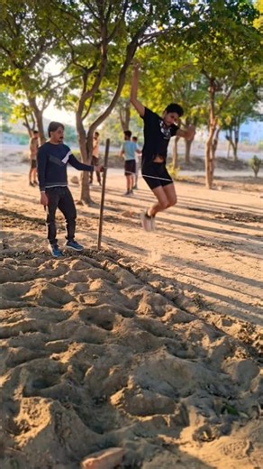 Explosive Long Jump Practice 💥 Desi Outdoor Training | Power & Speed Workout 🔥 #shorts