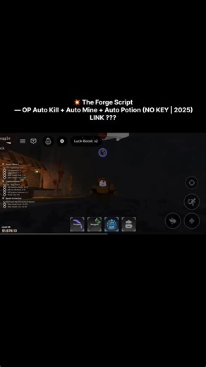 growex.site on Instagram: "💥 The Forge Script — Auto Kill + Auto Mine + Auto Potion (NO KEY | Mobile & PC | 2025) #robloxgames #script #robloxfyp #theforge"