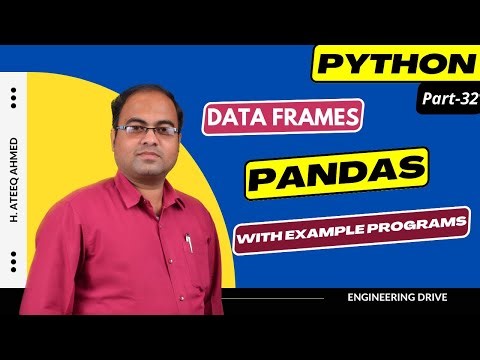 Data Frames in Pandas | Python Programming