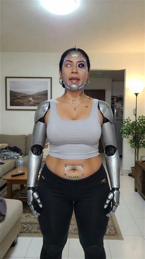 The mother is converted into a robot