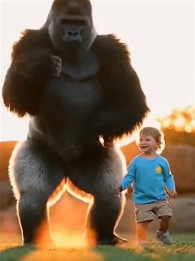 POV: You just realized AI is getting a little too good at this. 🦍💃 Watch the texture lock on the fur—no glitching, just pure vibes. This is what happens when you combine