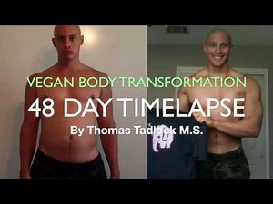 48 Day Vegan Muscle Timelapse