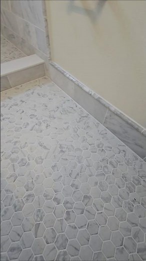 how to properly install marble tile #bathroomdesign #marble