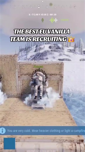best eu vanilla team recruiting 👑 #rusttok #rustconsole #rustgame #rustpvp #rustteam