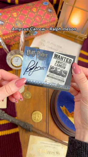 Harry Potter Autograph Cards #harrypotter #hermionegranger #ronweasley #harrypottercollection
