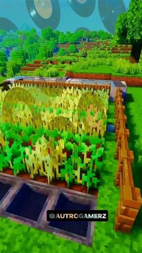 Autro Gamerz on Instagram: "🌾 How to Build a Starter Auto Crop Farm (Works in ALL Versions!)** Struggling to keep up with food in your survival world? In this video, I’ll show you **how to build a simple starter auto crop farm** that works in **all Minecraft versions** and requires **no complicated redstone**. This farm is **perfect for early game survival**, super efficient, and easy to expand later. Whether you’re farming wheat, carrots, or potatoes, this build will save you tons of time and 