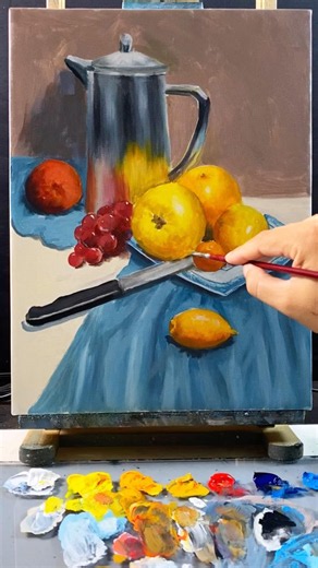 🎨 Don’t Watch If You Don’t Believe This Is Acrylic! #huyhoihoaart #painting #acrylicpainting