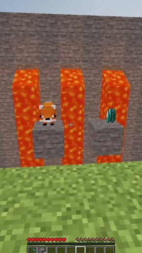 I saved the fox, so the fox.. 😳 #minecraft #fyp #fypviral #viral #shorts #gevids #minecraftdropper