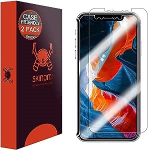 Skinomi Screen Protector Compatible with Apple iPhone 11 (6.1 inch)(2-Pack)(Case Compatible) Clear TechSkin TPU Anti-Bubble HD Film