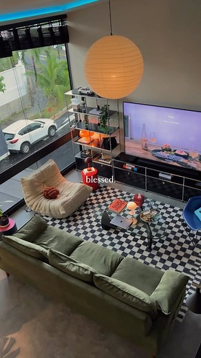 georgene on Instagram: "Finally brought in and installed couple things over the weekends  So glad everything is coming along  How’s your weekends so far? . . . #loft #loftapartment #homedecor #ligneroset #togo #eames #eamesloungechair #akari #louispoulsen #nessino #panthella #flos #interiorsg #sghome #solebich #mylvngrm #rain"