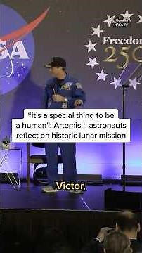 ‘It’s a special thing to be a human’: Artemis II astronauts reflect on historic lunar mission