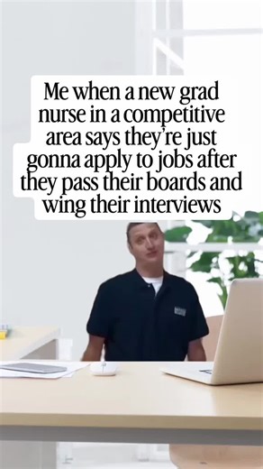 If you’re waiting until you’re licensed… you’re already behind.⌛️🥺 Some new grad residency programs open applications MONTHS before the cohort actually starts. So if you want a job in August? You need to be looking now. In competitive markets, you don’t: • Wait until after boards • Apply last minute • Wing the interview You prepare early. You position your clinicals strategically. You build and rehearse strong stories. Because when hundreds of applicants are competing for the same spots… the ea