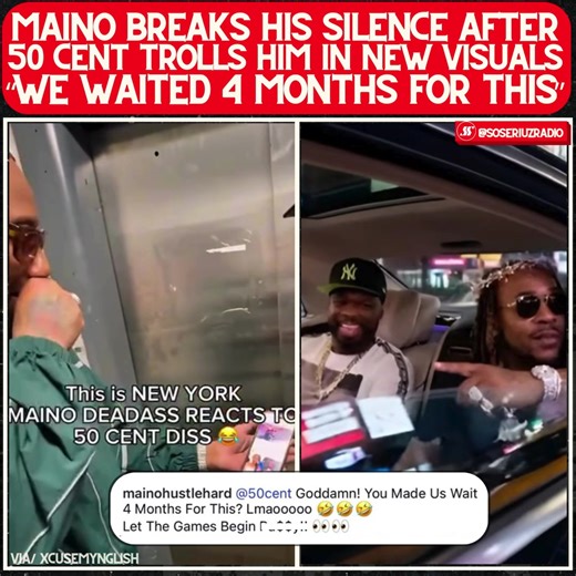 Maino reacts to 50 Cent trolling him in latest music video with Max B 😩 Should he respond with a record ⁉️⬇️ #maino #50cent #clapback 🎥 @xcusemynglish