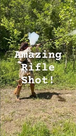 450 yard shot with a flintlock rifle!