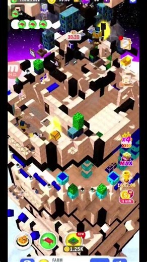 reaching the astroid Game name:tower craft