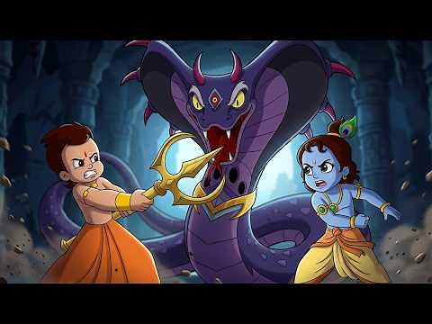 Chhota Bheem aur Krishna | Battle with the Demon Snake! | Adventure Cartoon for Kids | Hindi Cartoon