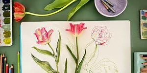 Replay: Drawing Spring Flowers
