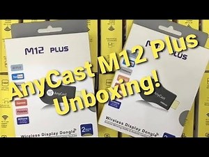 AnyCast M12 Plus Unboxing - duplica tu pantalla de iPhone, Mac, ipad, Android y windows