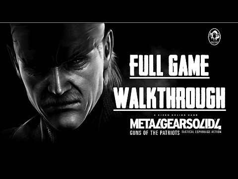 MGS 4 - Full Game Walkthrough - No Alerts - No Commentary
