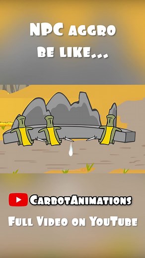 Enemy Aggro be like... #eldenring #carbotanimations #fromsoftware