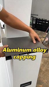 172K views · 1K reactions | Aluminium alloys capping installation. #aluminumprofile #wallcapping #walldecor #homedeco #installation | chinawindowdoors | Facebook