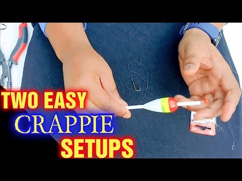 Crappie fishing: HOW TO - Two popular setups (jig head & slip bobber rig)