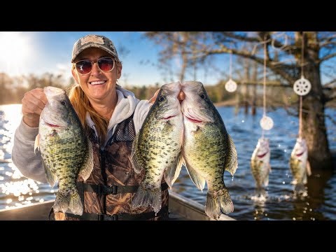 YO-YO Fishing For Slab Crappie and Catfish! Loading the Boat Fish!
