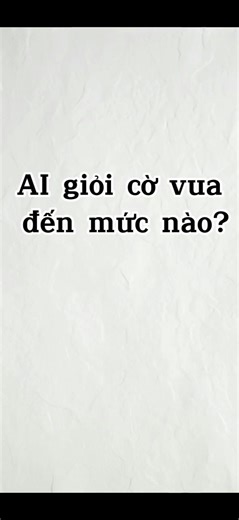 How good is AI at chess? #chess