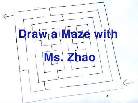 How to Draw a Maze