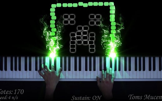 【特效钢琴】我的世界主题曲联弹 - by Toms Mucenieks