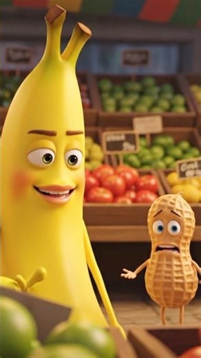 Banana Vs Nut video #banana #funny #nut #ai #aivideo #aishorts