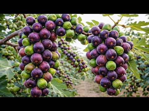How Fig Trees Are Grown From Soil to Harvest Calm Agricultural Documentary