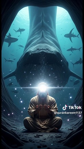 more@Quran kareem/قرآن_كريم سيدنا يونس عليه السلام وهو في بطن الحوت، Yunus in the Whale, Deepest Prayer Wins, Darkness Prayer Secret, . #creatorsearchinsights #yunusstory #islamicteachings #aistorytelling #قصة_سيدنا_يونس_عليه_السلام