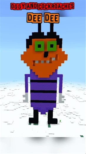 You won't believe this Minecraft Dee Dee build! 😱 #Shorts