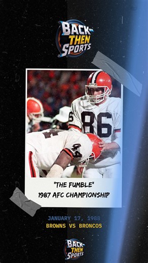 Back Then Sports on Instagram: "January 17th, 1988: The Denver Broncos beat the Cleveland Browns in the AFC Championship Game . . #nfl #nflplayoffs #denverbroncos #broncoscountry #afcchampionship"