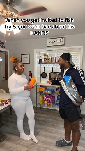 58.Warning bae about his hands #family #trend #funny #fun #video #fypシ゚viralシ #fypシ゚ #couple #couplegoals #Love #comedy . | Decia Family
