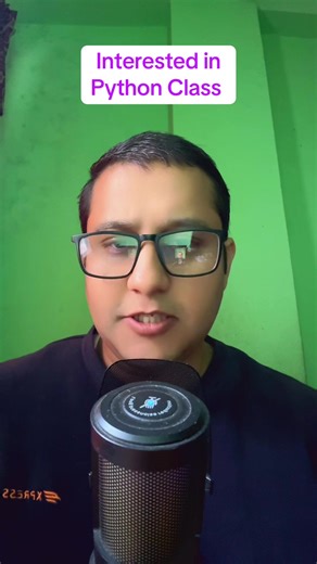 Are you interested in python class ?