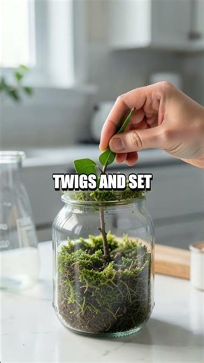 Tiny Pond in a Jar A Safe At Home Micro-ecosystem