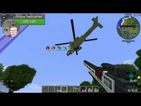 TECH GUNS MOD IN MINECRAFT SHOWCASE