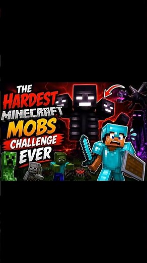 I Survived the Craziest Mob Challenge in Minecraft