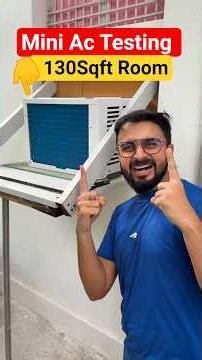 👶Mini AC Testing at 130Sqft Room !!