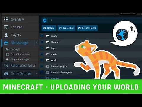 Minecraft - Uploading a World to the Server