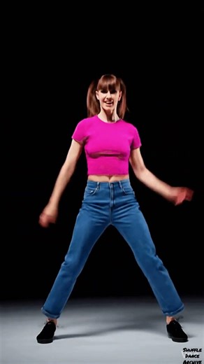 Shuffle Dance # Lucy 1 Short AI Generated