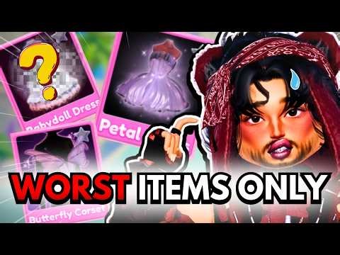 I ONLY Used The WORST Items in Dress to Impress… | ROBLOX