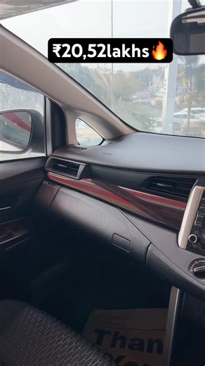 Toyota Innova Crysta GX+ interior 🔥 #automobile #toyota #toyotainnova #toyotacars #toyotafortuner