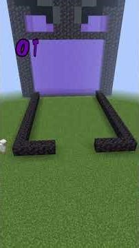 Como Hacer Un Portal De Dragon Del END #minecraft #TUTORIAL #shorts #viral #viralshorts
