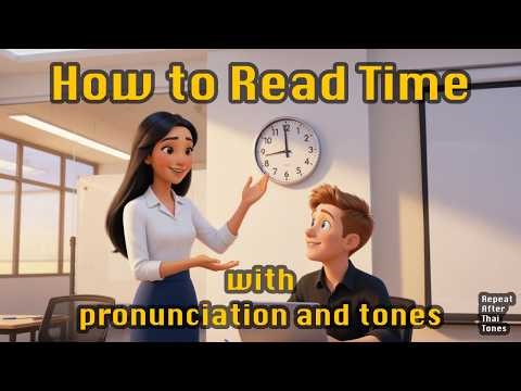 Repeat After Me: Learn Thai How to Read Time | Tones & Pronunciation
