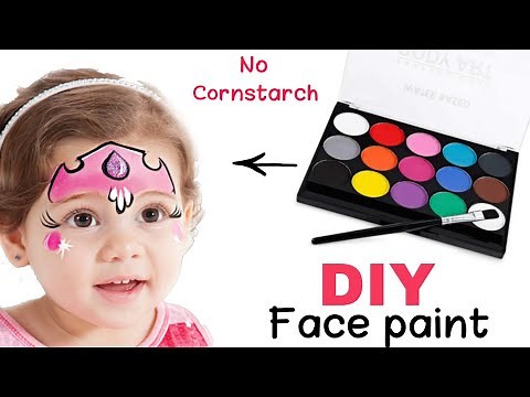 how to make face paint without cornstarch | diy homemade face paint