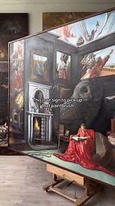 🎨 The Grand Illusion: A Majestic Oil Painting by @anikobodastudio Step into a world where fiction and classical realism collide—@anikobodastudio crafts a scene that feels like you're trespassing inside a Renaissance-era storybook. From the billowing crimson robe to the eerie owl in the corner, every detail whispers: Pick up that brush. Start that masterpiece. 👩‍🎨 Artist: @anikobodastudio 🔥 Vibe: Cinematic, dramatic, spellbinding This isn’t just a painting—it’s a stage. What story will you te